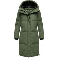 Marikoo Damen Steppmantel Michikoo mit Kapuze & Magnettaschen