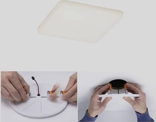 Paulmann 92394 EB Panel Veluna VariFit LED-Einbauleuchte 8.50W Satin