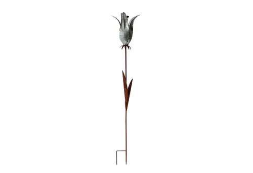 Produktbild HTI-Living Gartenstecker Blumenstecker Rostoptik Blüte Celia (Stück, 1-St., 1 Blumenstecker) Gartenstecker Dekostab floral Metall
