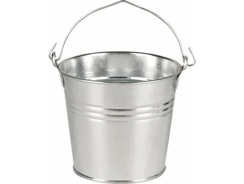 Eimer 1,6 L mit Ösenhenkel Zink in braun von Weitere