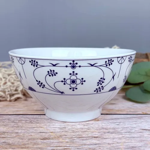 Müslischale Indisch Blau aus Porzellan