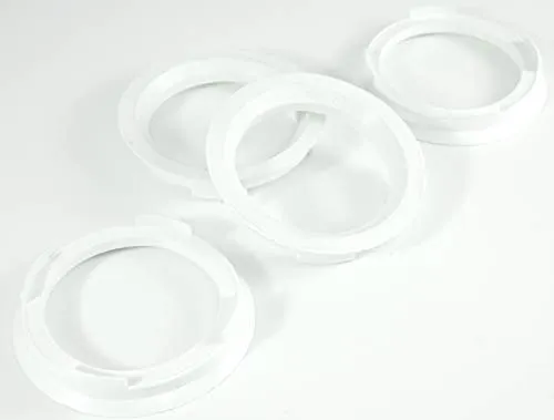 4x Zentrierringe 70,4 x 56,6/70 4 auf 56 6 Weiss kompatibel mit Rondell