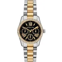 Michael Kors MK4925 Damenuhr Edelstahl LEXINGTON bicolor - Armbanduhr für Damen, stilvolles bicolor Design aus Edelstahl, ideal für elegante Anlässe und den Alltag.