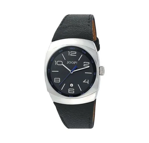 JOOP! Quarzuhr JP100681F05 mit Datumsanzeige - Elegante Quarzuhr mit grauem Zifferblatt und silbernem Edelstahlgehäuse. Wasserdicht bis 3 bar, ideal für den täglichen Gebrauch. Klassischer Stil mit praktischer Datumsanzeige.