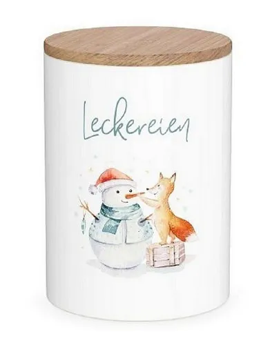 La Vida Vorratsdose Vorratsdose Plätzchendose Weihnachten Leckereien Schneemann Fuchs La