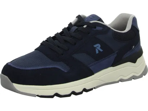 Rieker Damen Schnürschuhe in Blau, Größe 41 - Halbschuhe aus hochwertigem Textil mit flexibler EVA/Gummi-Laufsohle. Leicht, atmungsaktiv und mit herausnehmbarer, gepolsterter Einlegesohle für optimalen Tragekomfort.