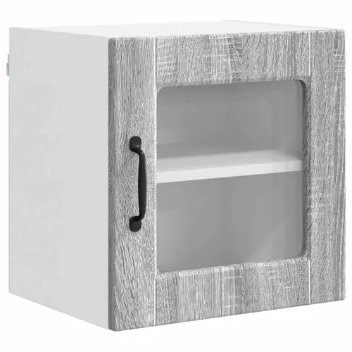 vidaXL Küchenwandschrank Graues Sonoma - 40 x 31 x 40 cm - Küchenunterschrank aus hochwertigem Holzwerkstoff, feuchtigkeitsbeständig und ideal für eine stilvolle und praktische Aufbewahrung in jeder Küche.