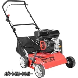 Güde Motor-Vertikutierer GV 4001 B - Vertikutierer für Flächen bis 1200 m², mit 4-Takt Power-Engine und 2in1 Messerwalze für effektives Vertikutieren und Lüften Ihres Rasens.