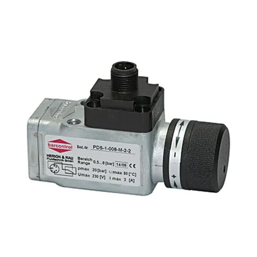 RIEGLER 103034-DS 5822 Druckschalter - Ventile & Verbindungen, robuster Druckschalter mit elektronischem Anschluss für präzise Druckregelung von 0,5-8 bar.