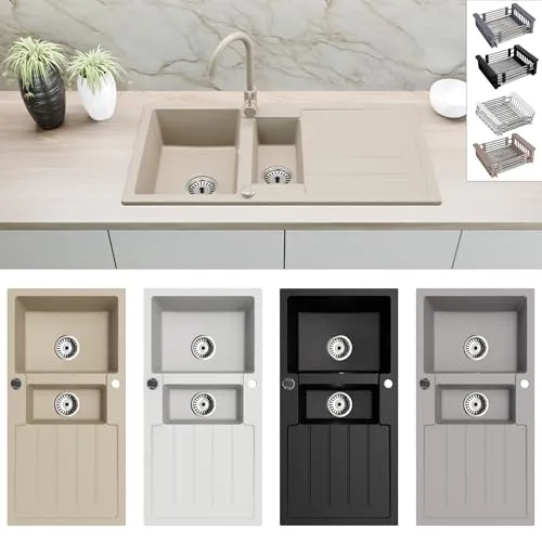 Waschbecken & Spülen Beige von Faizee Home