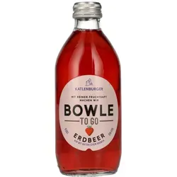 Katlenburger Bowle-To-Go Erdbeer 5% Vol. 0,33l - Fruchtig-frische Erdbeer-Bowle in praktischer To-Go Verpackung. Genießen Sie den einzigartigen Geschmack und das fruchtige Aroma für gesellige Momente.