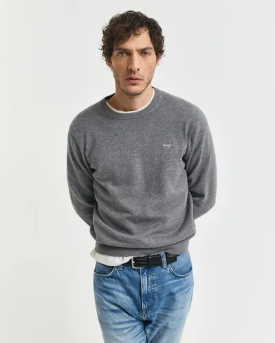 Gant Herren Classic Cotton C-Neck Pullover von GANT