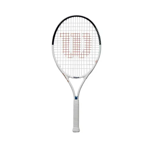 Wilson Kinder-Tennisschläger Roland Garros Elite 25in - Ideal für junge Spieler - Tennisschläger für Kinder (9-12 Jahre), inspiriert vom French Open Design, mit leichtem Material für optimale Schwungentwicklung und sofort spielbereit dank Vorbespannung.