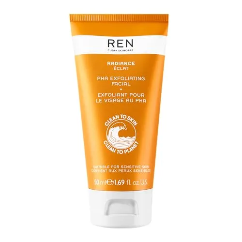 REN PHA Exfoliating Facial 50 ml - Gesichtsreinigung mit sanfter Peeling-Wirkung, entfernt abgestorbene Hautzellen für einen strahlenden Teint.