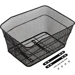 1.10 Metall Fahrradkorb für den Gepäckträger