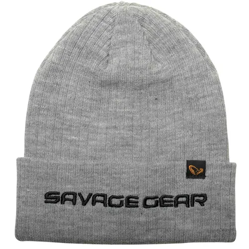 Produktbild Savage Gear FOLD-UP BEANIE Grey Melange Mütze