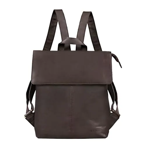 STILORD 'Charlie' Vintage Lederrucksack Braun von STILORD