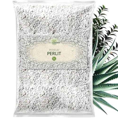 ORAGARDEN Perlite für Pflanzen und Garten - 3L Zimmerpflanzen Perlit - mineralischer Bodenverbesserer