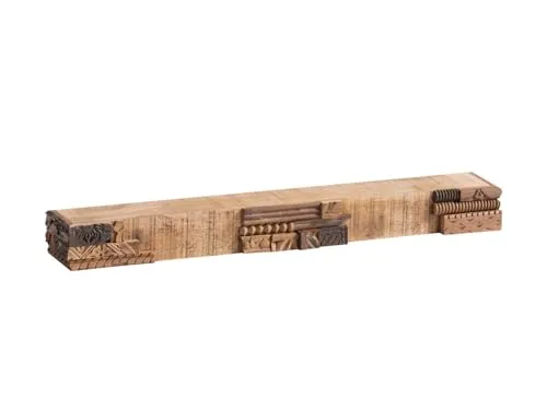 massivum Wandregal Greenland in braun von Woodkings