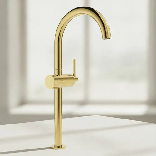Grohe Atrio Waschtischbarmatur XL-Size, cool sunrise in gold von GROHE