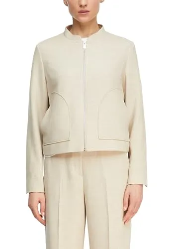 Comma Strukturierte Jacke mit aufgesetzten Taschen von comma,