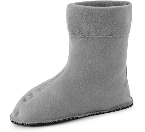 Ladeheid Kinder Wärmende Stiefelsocken für Gummistiefel LA-CA-01 LA-CA-03 LA-CA-04 (Grau, 22/23)