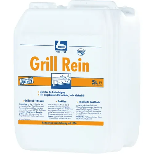Dr. Becher Grill Rein 5 l von Dr. Becher