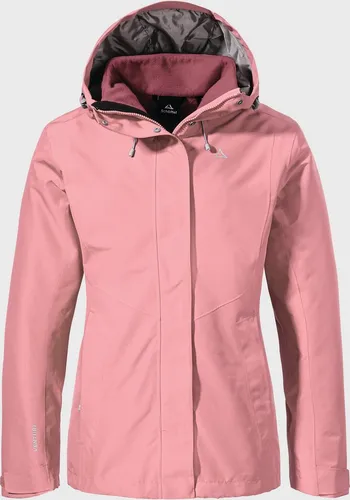Damen Doppeljacke HIKING 3 in 1 38 - Funktionsjacke mit 10.000 mm Wassersäule, atmungsaktiv und ideal für alle Wetterbedingungen. Verstellbare Kapuze und perfekte Passform für unvergessliche Outdoor-Abenteuer.