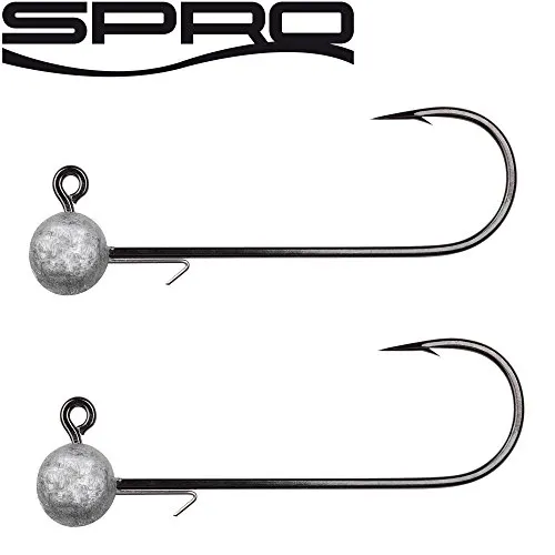 Spro Jighead HD 90 Special Jig - 2 Jighaken für Gummifische, Jigkopf für Gummiköder, Bleikopf für Gummishads, Jigs, Größe:7g / Gr. 12/0