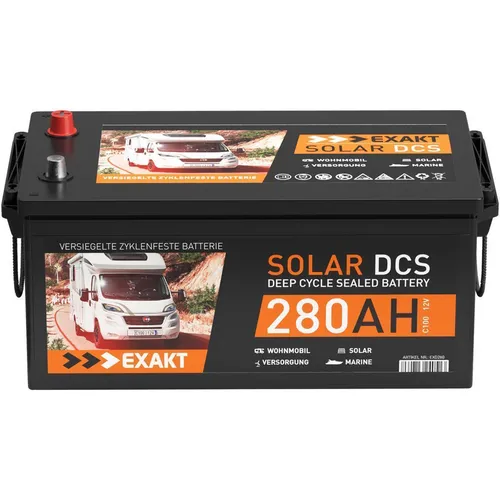 EXAKT DCS Solarbatterie 280Ah 12V