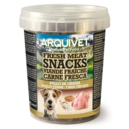 Arquivet Frischfleischsnacks mit Huhn, 300 g, für ausgewachsene Hunde