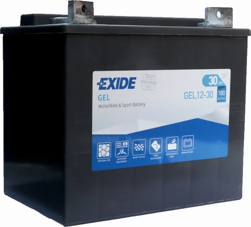 Produktbild Exide G30 Bike Gel Motorradbatterie 12V 30Ah Y60-N30-A