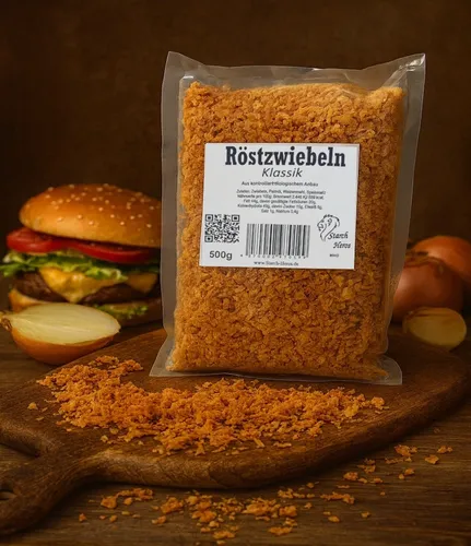 Röstzwiebeln Klassik | 500 Gramm | aus deutschem Anbau | vegan