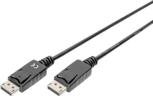 Digitus DisplayPort Anschlusskabel DisplayPort Stecker, DisplayPort Stecker 5.00 m Schwarz AK-340103-050-S DisplayPort-Kabel