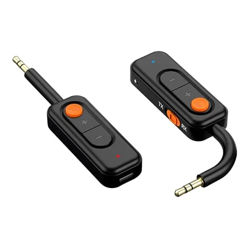 Chiavetta Bluetooth Auto-Adapter und TV-Sender BT5.4 mit 3,5 mm Aux, Freisprecheinrichtung