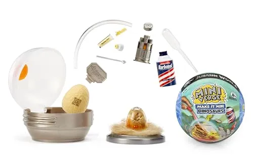 MGA’s Miniverse Make It Mini Dinosaurier Jurassic World – Enthält 1 Baby-Dinosaurier-Replik, Blindverpackung, DIY, Für Sammler & Kinder ab 8 Jahren, Nicht ESSBAR