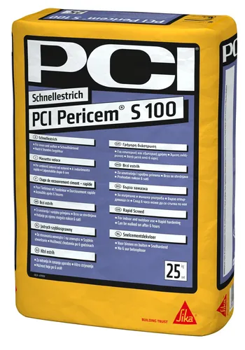 PCI Pericem® S 100 grau 25 kg - Hochwertiger Mörtel - Vielseitiger Mörtel für Bauprojekte, ideal für die Verarbeitung im Innen- und Außenbereich. Hohe Haftung und einfache Anwendung.