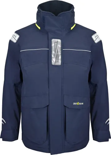 Herren Bergen II Offshore Segeljacke, Marineblau, 3XL - Funktionsjacken – Wasserdicht und atmungsaktiv mit 15.000 mm Wassersäule, ideal für extreme Bedingungen beim Segeln. Sieben Taschen bieten praktischen Stauraum und reflektierende Elemente erhöhen die Sichtbarkeit.