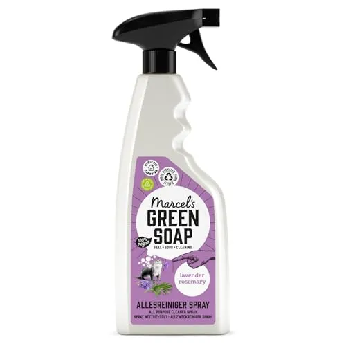 Marcel's Green Soap – Allzweckreiniger Spray Lavendel & Rosmarin – Reinigungsspray – Umweltfreundlich – Vegan – Zu 99% biologisch abbaubar – 500 ml