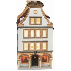 Mehrfarbiges Dekohaus aus Keramik – 14x10x21 cm - Wunderschönes mehrfarbiges Dekohaus aus Keramik, ideal für kreative Dekorationen. Mit einer Größe von 14x10x21 cm setzt es besondere Akzente in jedem Raum. Perfekt für Kunstliebhaber!  