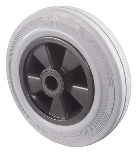 BS Rollen Rad, Raddurchmesser 100, B46 grau, Achs, Durchmesser 12 70kg
