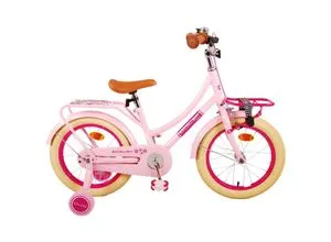 VOLARE Kinderfahrrad Excellent 16 Zoll, rosa - Für kleine Radfahrer - Das VOLARE Excellent 16-Zoll-Kinderfahrrad in Rosa bietet Sicherheit und Komfort mit abnehmbaren Seitenrädern, einer stabilen Bauweise und höhenverstellbarem Sattel. Ideal für Kinder von 4 bis 6 Jahren!