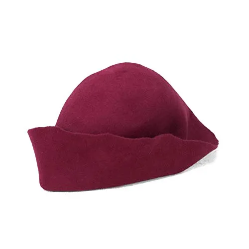 Vehi Mercatus Filzhut/Pilgerhut Burgundrot