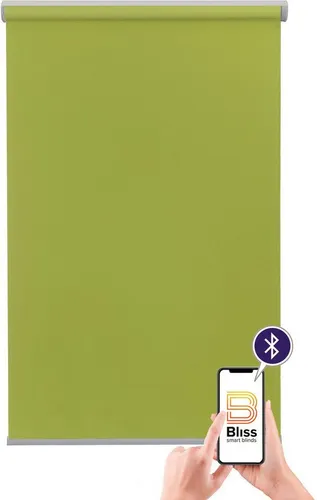 Elektrisches Rollo Las Vegas, sunlines, verdunkelnd, mit Bohren, freihängend, verschraubt, appgesteuert via Bluetooth, mit Motor und Akku, silberner Fallstab