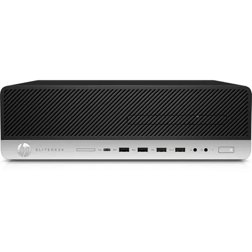HP EliteDesk 800 G5 SFF PC Desktop-Computer, Prozessor Core i5-9400, Arbeitsspeicher 16 GB, SSD 512 GB, Win 11 Pro (generalüberholt)
