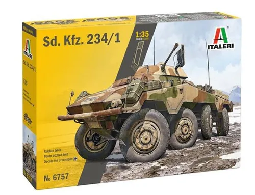 ITALERI, Sd.Kfz. 234/1 zum Zusammenbauen und Bemalen, 1/35, ITA6757
