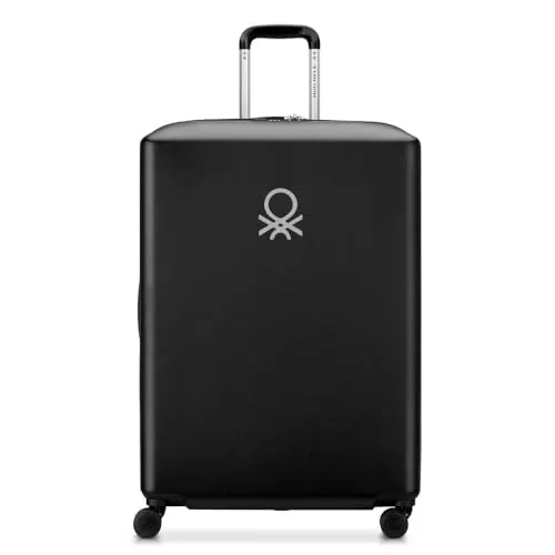 Delsey Paris x United Colors of Benetton UCB Hardside Trolley 76 cm schwarz - Trolley in elegantem Schwarz, mit 4 Rollen für müheloses Reisen und robustem Hardside-Design für optimalen Schutz Ihrer Gepäckstücke.
