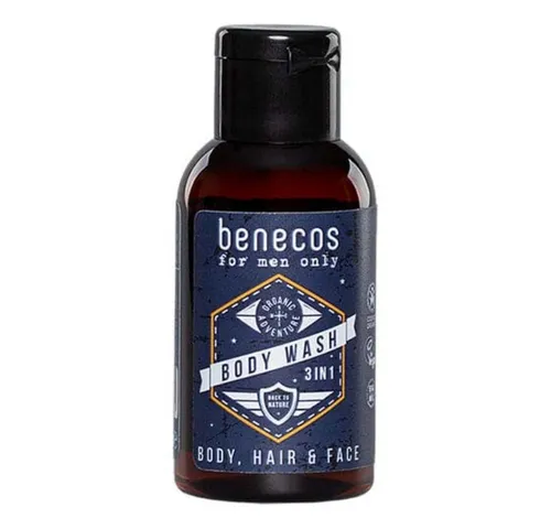 Benecos Duschgel for men only - Body Wash 3in1 Mini 50ml