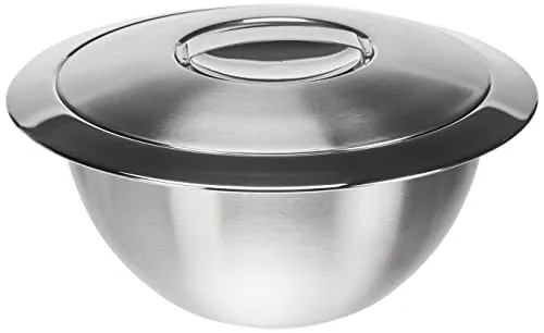 Weis 24026 Thermoschüssel mit Deckel, 1,8 Liter - Thermos-Lebensmittelbehälter aus Edelstahl, hält Speisen bis zu 5 Stunden warm oder kalt, ideal für Gastronomie und Haushalt, spülmaschinengeeignet.