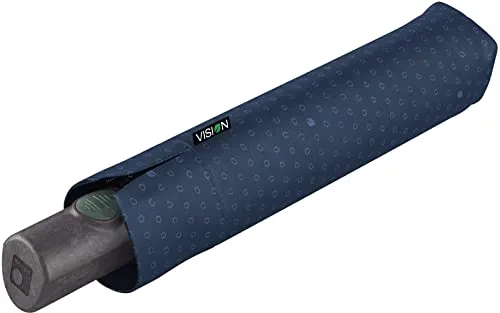 Knirps Damen Taschenschirm Vision Duomatic Air - Nachhaltig und leicht, 97 cm Durchmesser, PFC-frei beschichtet, ideal für umweltbewusste Nutzer